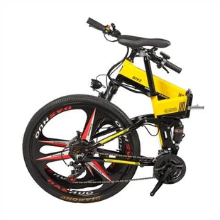 Električni downhill gorsko kolo zložljiv tip